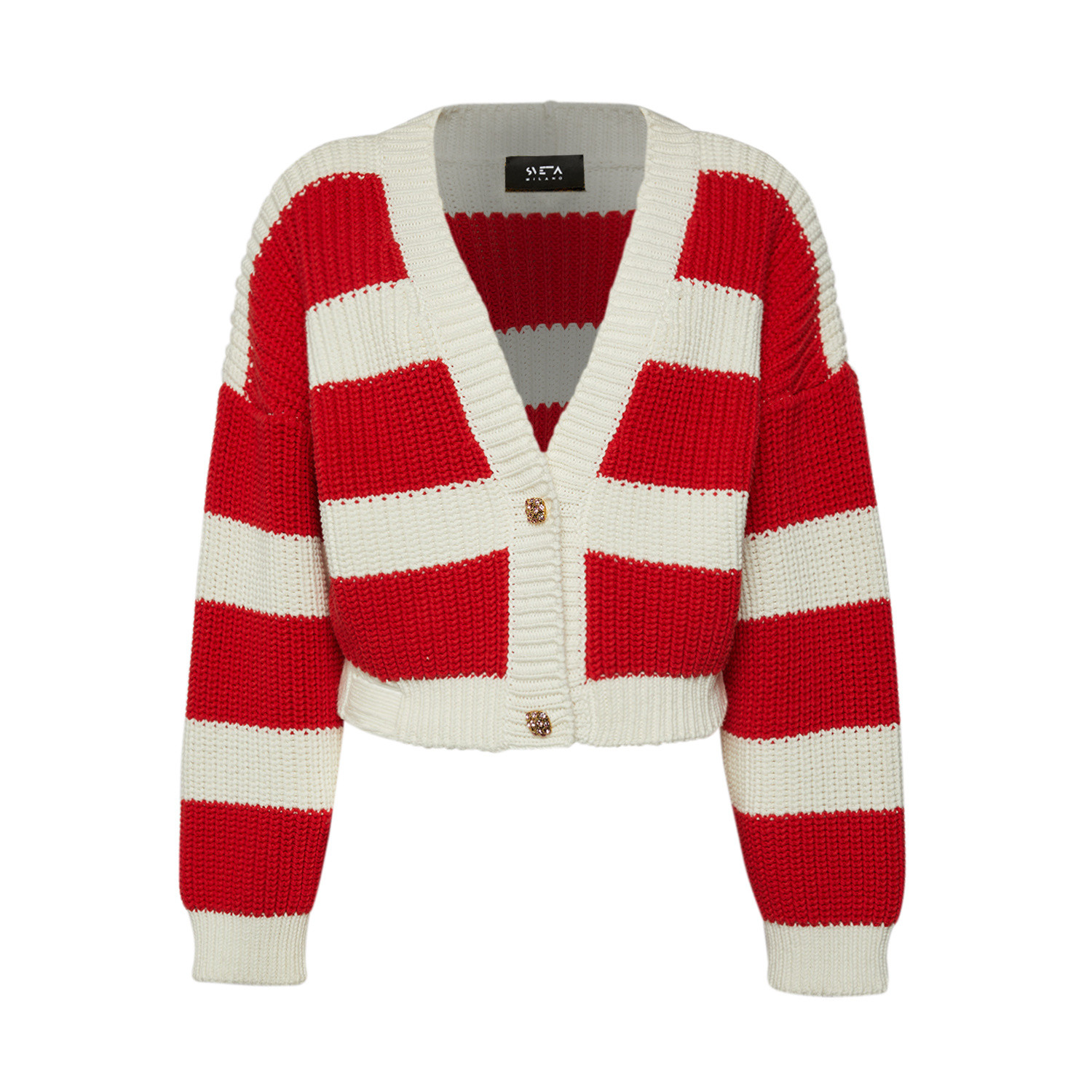 Alice striped knit cardigan